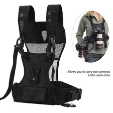 Camera Strap Nylon Adjustable Multi Carrier Chest Harness For Digital Camer Fit