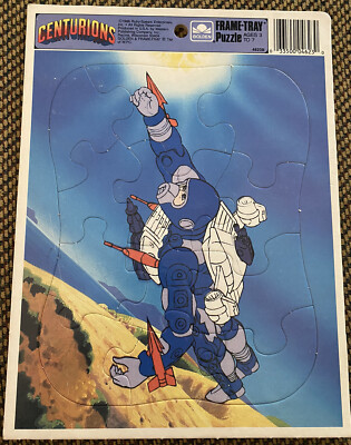 CENTURIONS Golden Frame Tray Puzzle Circa 1986 Ruby-Spears Ages 3-7 Children's