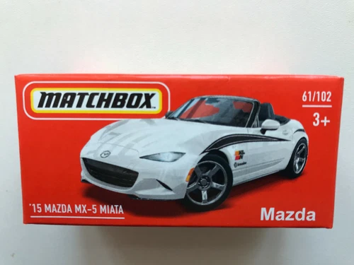 `15 Mazda MX-5 Miata, Matchbox Car Model 1:64, 61/102