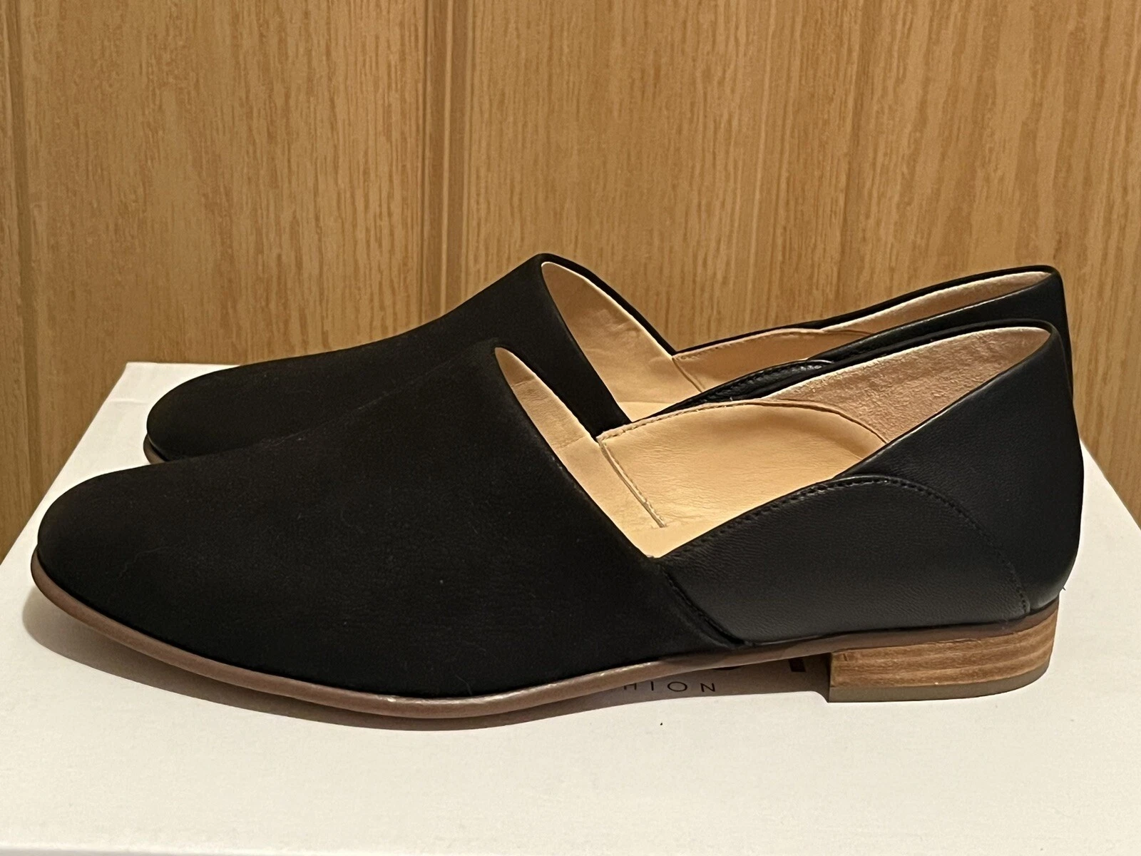 CLARKS Clark's Pure Tone Scarpa Donna (7 Larghe) Nero Piatto