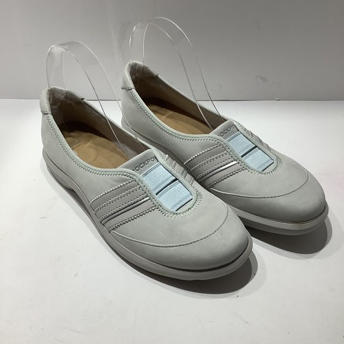 Women’s Rockport K61381 By Adidas Adiprene Leather Slip On Loafers Sz. 8.5M Exc