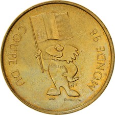 [#842751] France, Medal, France 98, Coupe du Monde de Football, Footix, AU(55-58