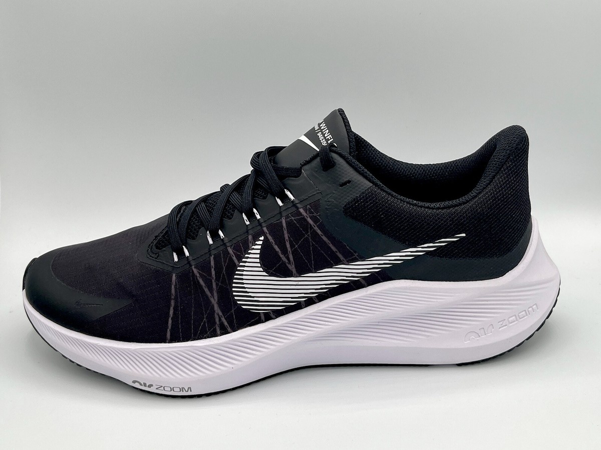 Nike Zoom Winflo 8 Trainers CW3419 006 Sneakers BLACK W SMOKE GREY 