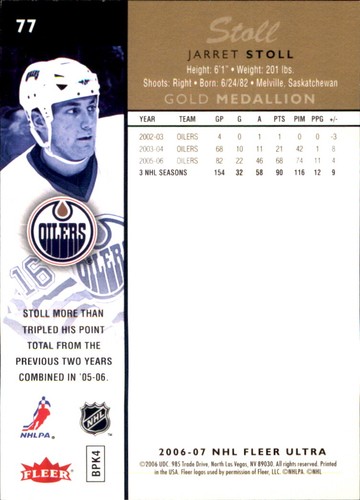 2006-07 Fleer Ultra NHL Hockey SPs RCs Inserts Stars VOUS CHOISISSEZ 🥅🏒 Upper Deck - Photo 116 sur 249