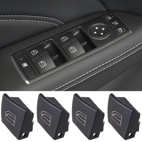 Driver Side Window Switch Button Cover Replacement Fits W204 W212 W218 C117 GLK