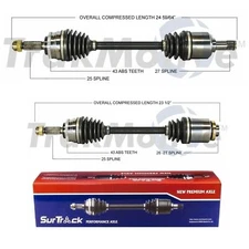 For Mitsubishi Eclipse FWD 03-05 3.0L Pair of Front CV Axle Shafts SurTrack Set