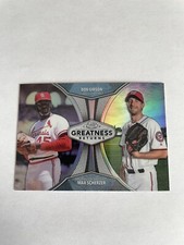 2019 Topps Chrome Baseball Greatness Returns Bob Gibson Max Scherzer #4