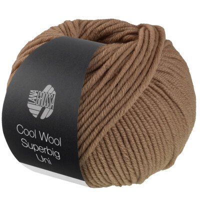 Lana Grossa COOL WOOL SUPERBIG Uni 50 g extravoluminöse Merinowolle 80 m