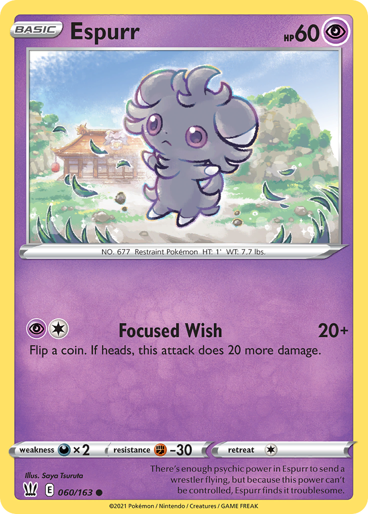espurr pokemon card value Espurr 60/163 Common | Battle Styles | Pokemon Card