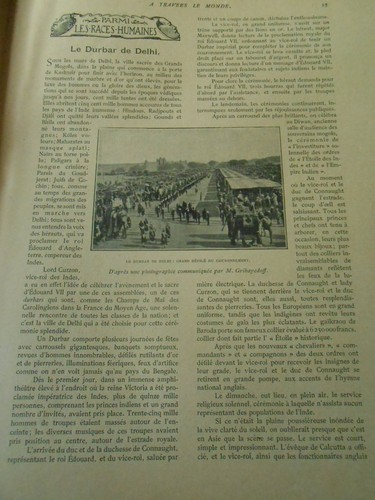 Les Chênaies de Khroumirie Fermana -Tabarka Durbar de Delhi Gravure Article 1903 - Foto 3 di 3
