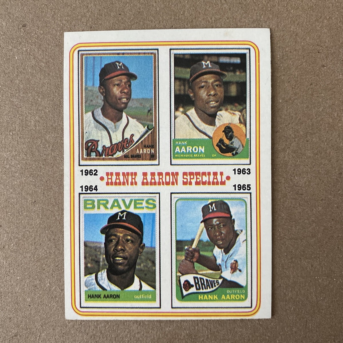1974 Topps Baseball Hank Aaron Special Card #4 | eBay