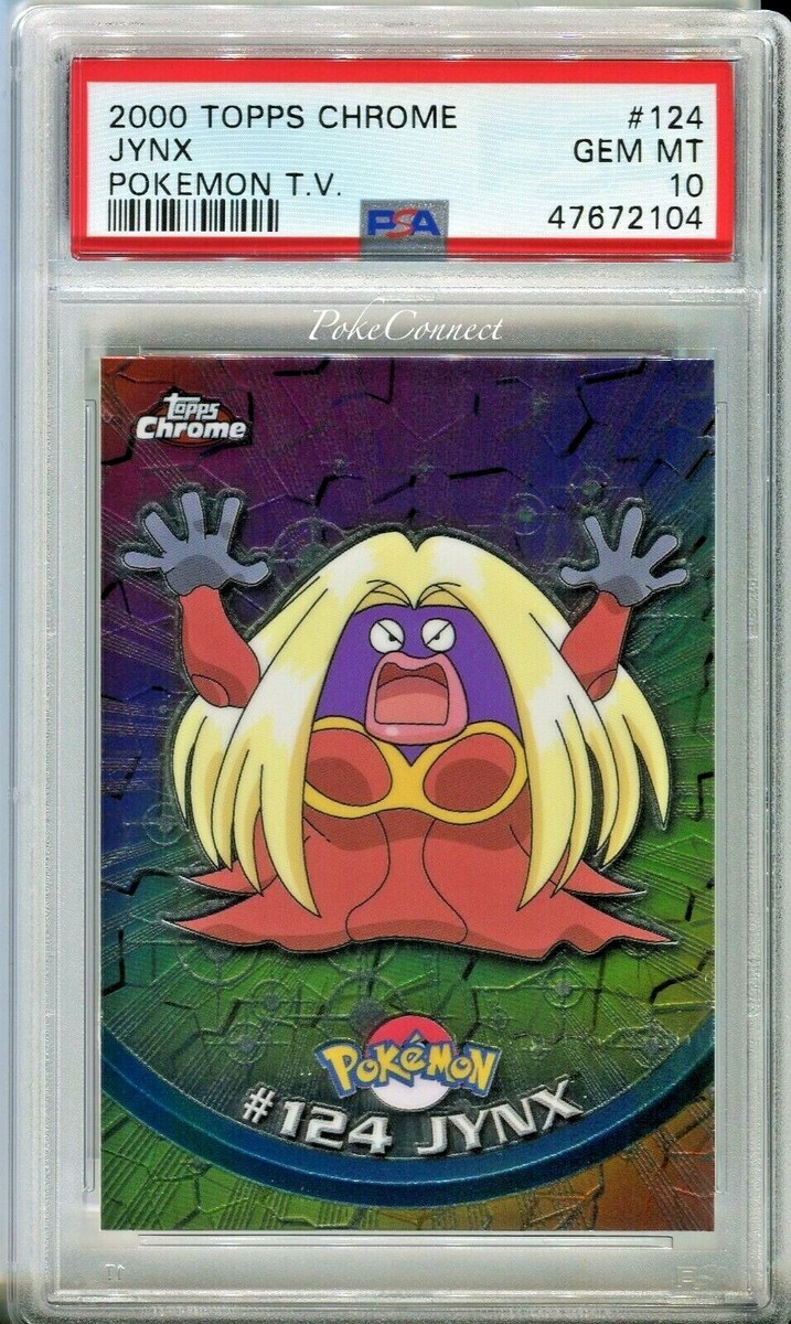 PSA 10 GEM MINT Pokemon JYNX 2000 Topps Chrome Series 2 #124 | eBay