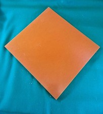 Natural Brown Canvas 1" Micarta 12" x 12" Knife Handle Material Sheet - 1 pc.