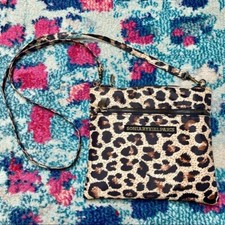 Sonia Rykiel Paris Leopard Print Crossbody Bag