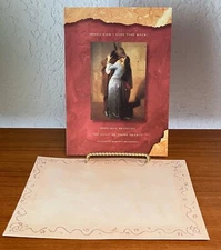 Vintage Flavia Valentine's Day "What Can I Give Thee Back ~" Greeting Card
