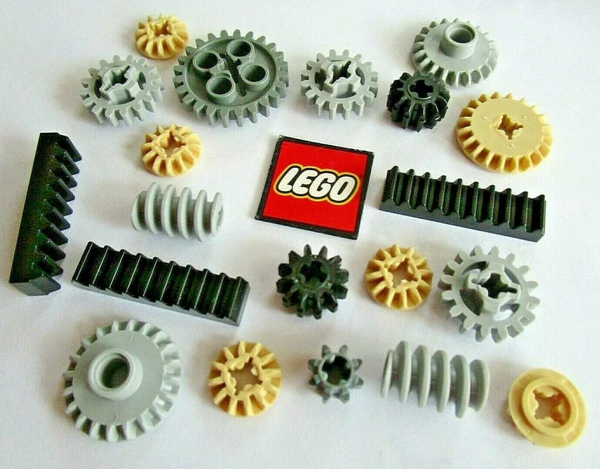 LEGO Technic Gears - Choose Number of Teeth, Rack, Worm Gear, Colour (Pack of 2) |