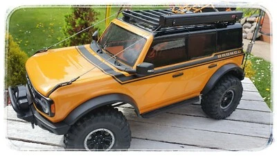 WWDESIGNS TRX 4 Bronco 2021 compatible RC Crawler Custom Side/Hood Graphics n.º6