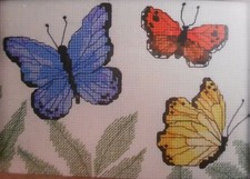 Leisure Arts Designs for the Needle Butterflies Counted Cross Stitch Kit 5116