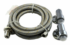 3M SS BRAIDED GAS HOSE 3/8" BSP X BAYONET COUPLING 2 FLOOR BAYONET SOCKETS