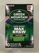 GREEN MOUNTAIN COFFEE ROASTERS DARK MAGIC MAX BREW DARK ROAST KCUPS 10CT