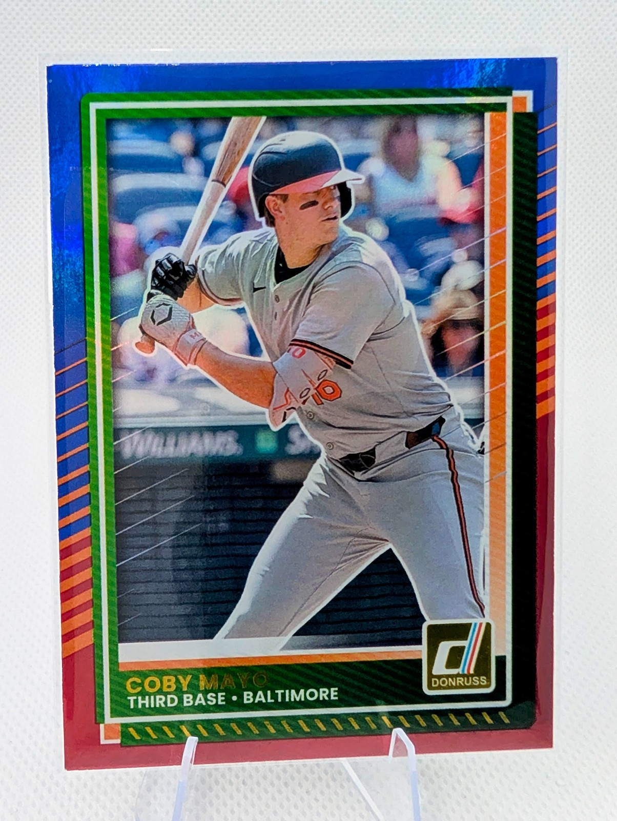 2025 Panini Donruss - Coby Mayo #5 Red & Blue (RC)