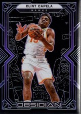 2021-22 Panini Obsidian Electric Etch Purple #66 Clint Capela /99 - BSK