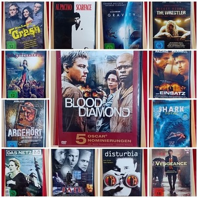 Filme auf DVD aus dem Bereich Thriller Konvolut Auswahl