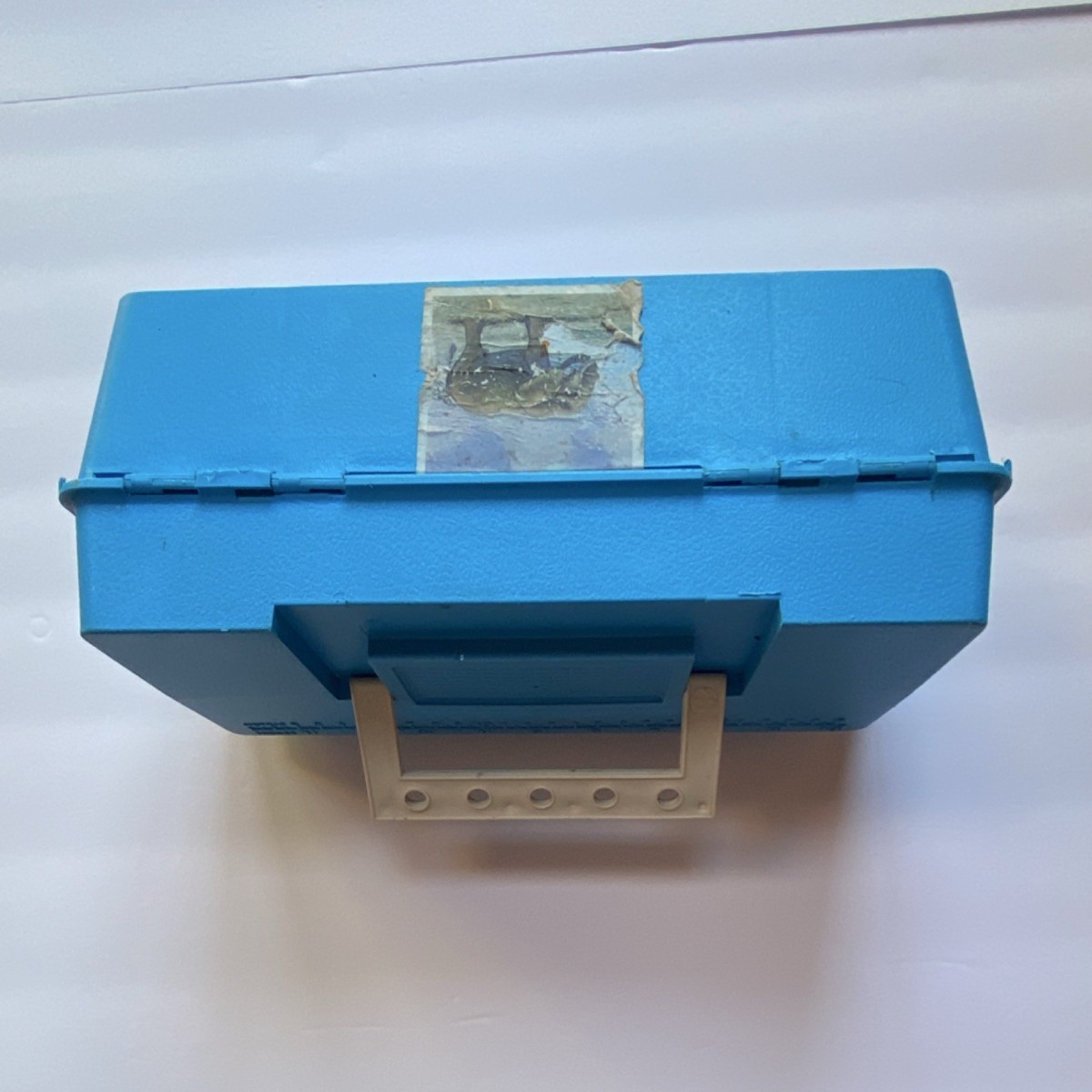Zebco Mickey Mouse Catch 'em Box Blue Plastic Hard Case Tackle Box