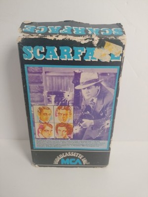 Scarface 1932 Betamax Beta Tape MCA B&W 90 Min Vintage Classic