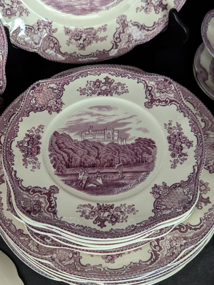 Johnson Brothers Old Britain Castles Lavender 6pc Place Setting /s