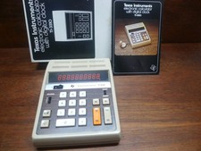 TI-3510 RARE VINTAGE CALCULATOR / CLOCK NMIB WORKS PERFECTLY