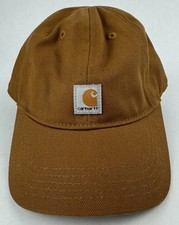Baby Infant Carhartt Canvas Duck Baseball Cap Hat Brown Infant Logo Patch
