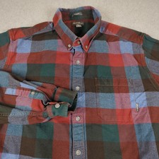 Eddie Bauer Shirt Mens 2XL Plaid Long Sleeve Classic Fit Button Down Flannel