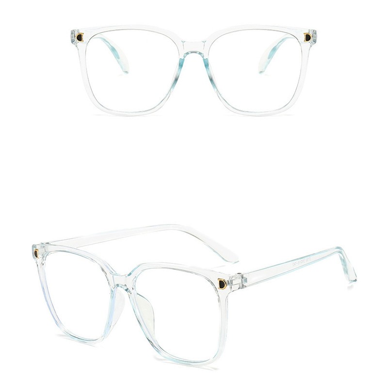 Fake Black Geek Glasses Nerd Unisex Clear Lens Square Frame UV Protection image 9