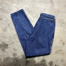 Vintage Wrangler Silverlake Jeans Womens 30Wx32L Blue Bareback High-Waisted USA