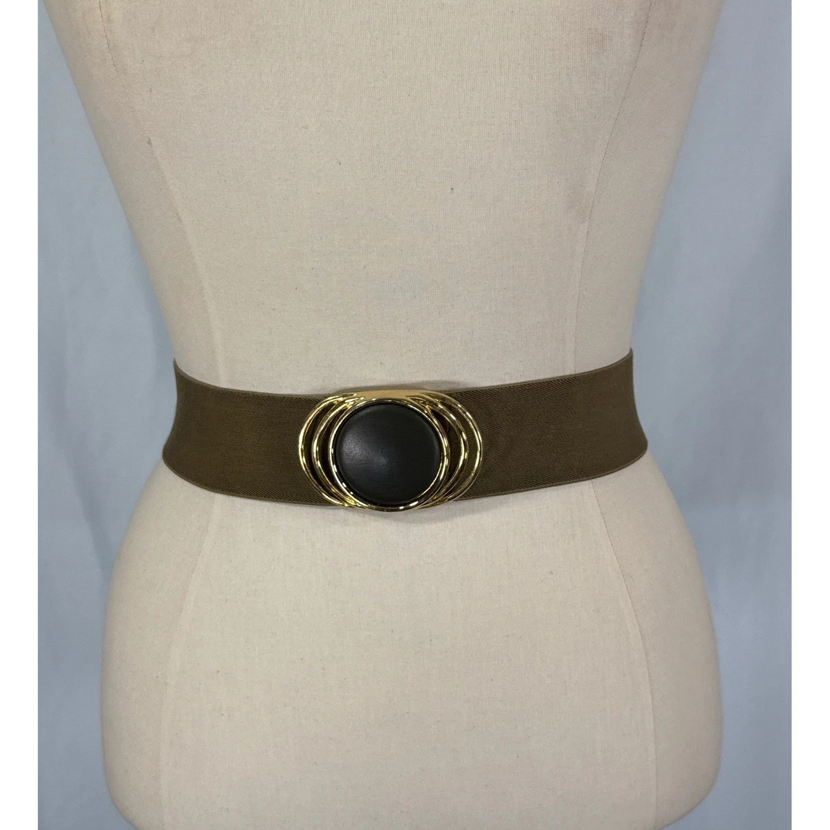 1920’s Celluloid Elegant Brown and Gold Women\'s Belt Buckle or Scarf Clip Gold 1920s Decade Vintage Belt Buckles for sale | eBay main image 2