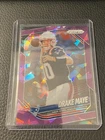 2025 Panini Prizm Drake Maye Purple Ice /225 #165