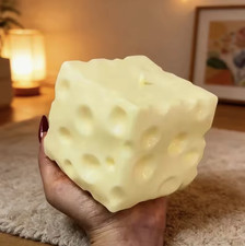 Extra Large Squishy Cheese Block, Stress Relief Squeeze Toy Gifts , Cyber Deal