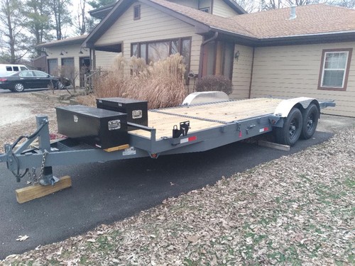 2025 Bama Built 22’ GRAVITY TILT DECK EQUIPMENT CAR TRAILOR