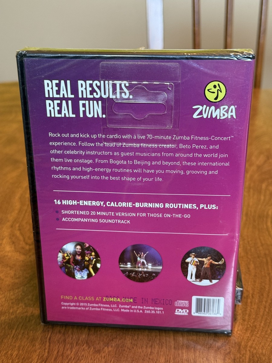 Zumba Fitness-Concert Live DVD + CD Set - Beto Perez Dance Workout