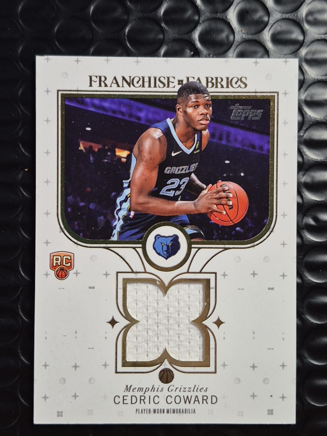 2025-2026 Topps Cedric Coward Franchise Fabrics Rc #FF-CC