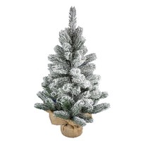 Artplants Kunst Tannenbaum Innsbruck, Jutesack, Beschneit, 60Cm, Ø 40Cm