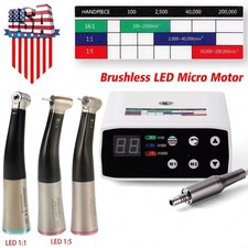NSK Style Dental Brushless LED Electric Micro Motor 1:1/1:5 Increasing Handpiece