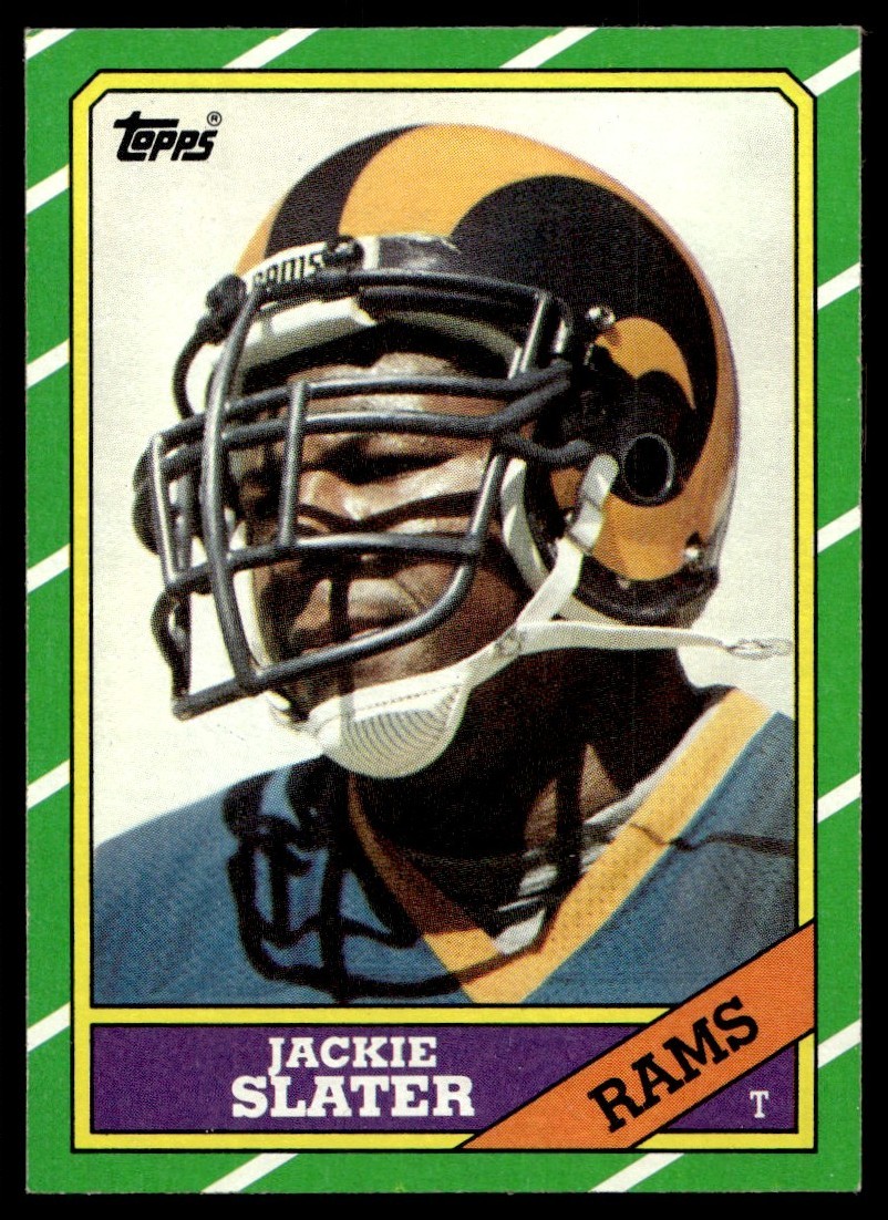 1986 Topps Jackie Slater Los Angeles Rams #85
