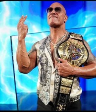 The Rock Brahma Bull Championship Belt - Adult Size World Heavyweight Belt