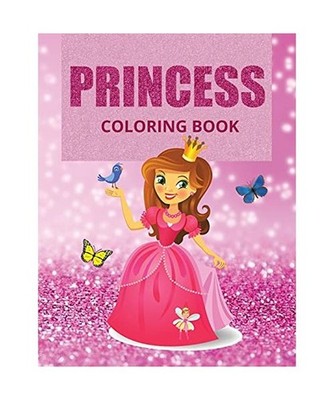 Princess Coloring Book: Amazing Coloring Book with Princess 50 Coloring Pages wi