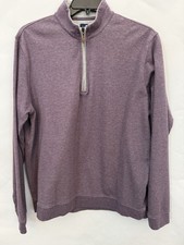 JOHNNIE-O Sully Style 1/4 Zip Pullover Light Purple Potion Size XL Mens
