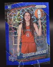 2025 Panini Prizm WNBA Georgia Amoore Variation RC Mystics Blue Velocity #140