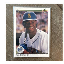 Upper Deck 1990 Base Set #156 Ken Griffey Jr Seattle Mariners Baseball Card