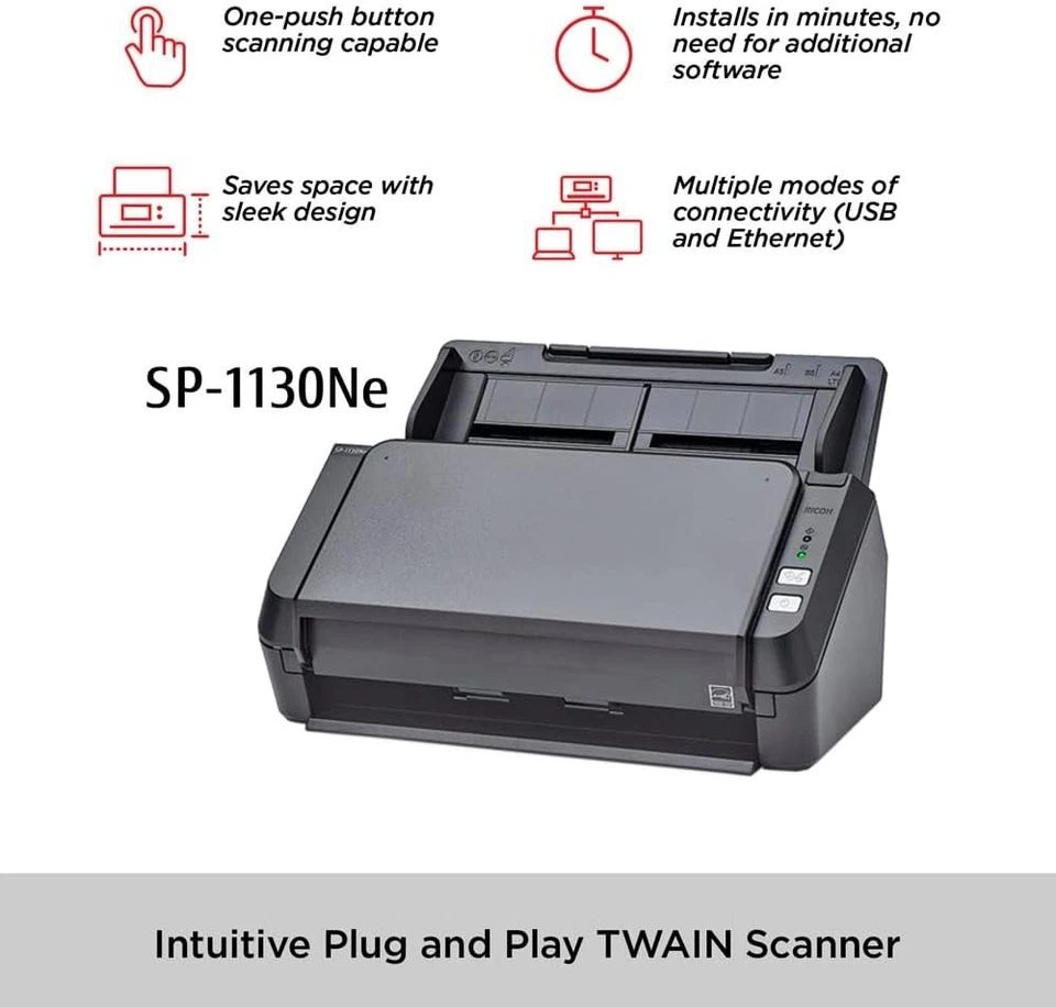 Compact Color Scanner with Automatic Feeder - Image 4 of 4